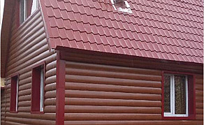 Сайдинг под бревно  5