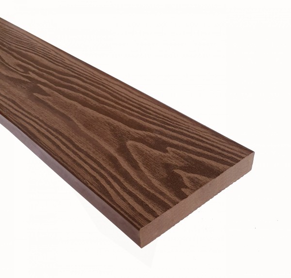 Террасная доска из ДПК Terrapol Смарт 3D Полнотелая без паза Орех Милано купить в Адлере