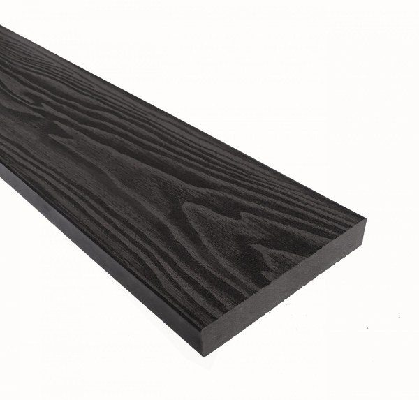 Террасная доска из ДПК Terrapol Смарт 3D Полнотелая без паза Черное дерево купить в Адлере