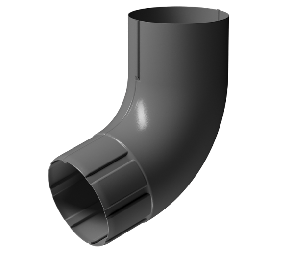 Колено 72° D90 Döcke STAL PREMIUM Графит, (RAL 7024) купить в Адлере