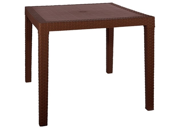 Стол квадратный FIJI Quatro Table Коричневый купить в Адлере