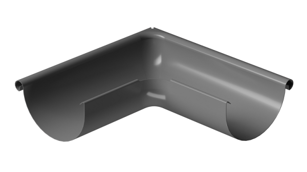 Угол внешний 90° D125 Döcke STAL PREMIUM Графит, (RAL 7024) купить в Адлере