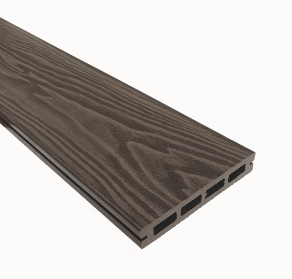 Террасная доска из ДПК Terrapol Смарт 3D Пустотелая с пазом Тик Киото купить в Адлере