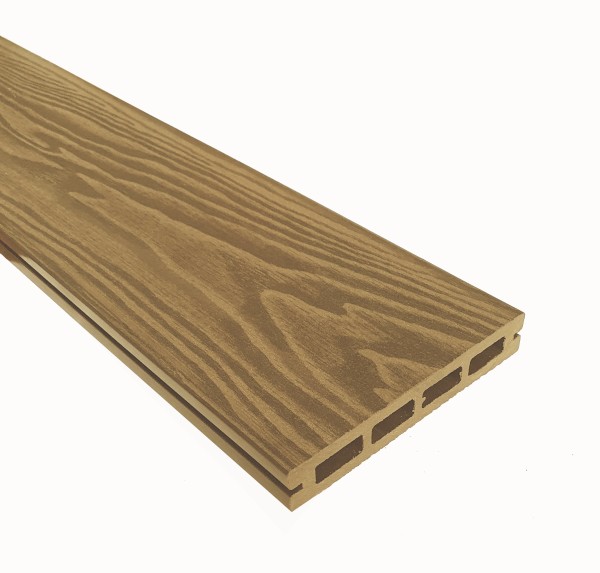 Террасная доска из ДПК Terrapol Смарт 3D Пустотелая с пазом Дуб Севилья купить в Адлере