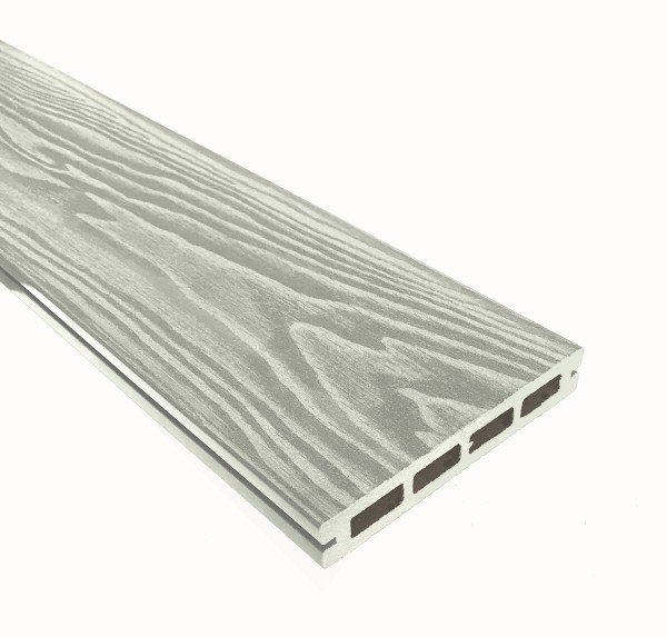 Террасная доска из ДПК Terrapol Смарт 3D Пустотелая с пазом Дуб беленый купить в Адлере