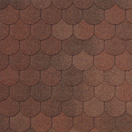 Гибкая черепица Tegola ASSISI terracotta 420 купить в Адлере