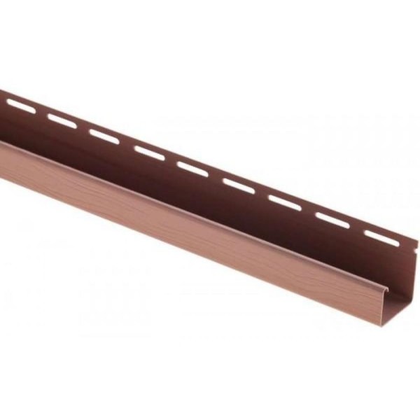 J-профиль Люкс Крашенный, T-15, ВН, Красно-коричневый купить в Адлере