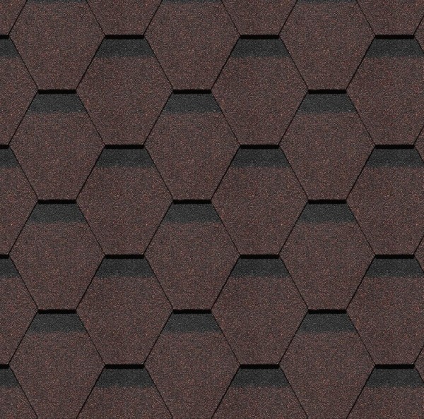 Гибкая черепица Docke, коллекция Шеффилд – Корица купить в Адлере