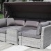 Диван-Трансформер AFINA плетеный из иск. ротанга AFM-320G Grey купить в Адлере