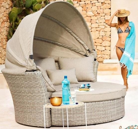 Диван-Трансформер AFINA плетеный из иск. ротанга AFM-325 Beige купить в Адлере