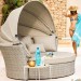 Диван-Трансформер AFINA плетеный из иск. ротанга AFM-325 Beige купить в Адлере