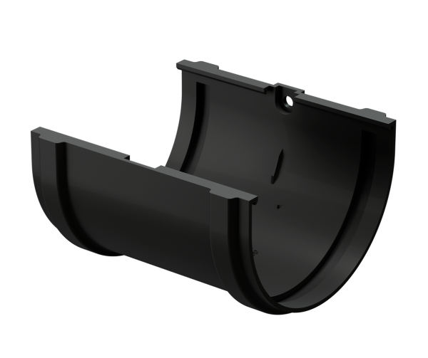 Соединитель желоба Docke Premium ПВХ - Карбон купить в Адлере