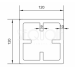 Столб SEQUOIA Evolution 3D WOOD NATURE купить в Адлере