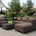 Комплект мебели AFINA плетеной из иск. ротанга YR821A Brown/Beige купить в Адлере