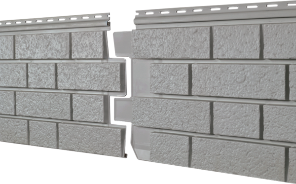 Фасадная панель Ю-пласт Стоун Хаус S-Lock Клинкер Нордик дым купить в Адлере