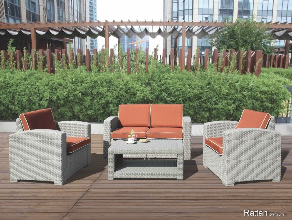 Уличные диваны и кресла коллекции Rattan Premium 4 купить в Адлере