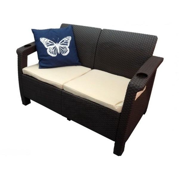 Двухместный диван Yalta Sofa Seаt венге купить в Адлере