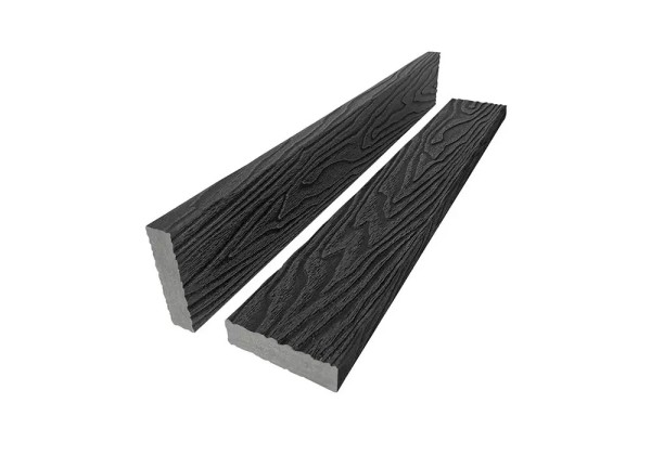 Брус лавочный 3D-тиснение 20х80 Графит купить в Адлере