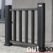 Ограждение из ДПК Outdoor Классик 3D STORM чёрный купить в Адлере