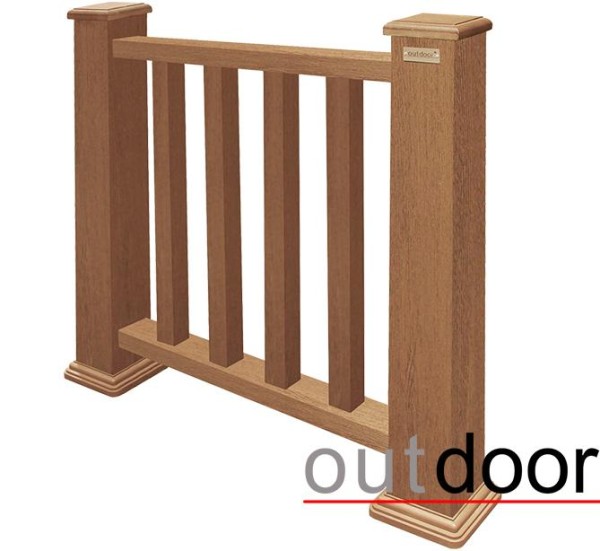 Ограждение из ДПК Outdoor Классик 3D STORM дуб купить в Адлере