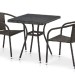 Комплект плетеной мебели AFINA из иск. ротанга T282BNT/Y137C-W53 Brown 2Pcs купить в Адлере