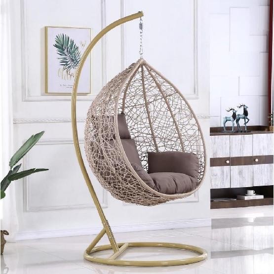 Кресло Подвесное из искусственного ротанга AFM-169A-LB Beige купить в Адлере