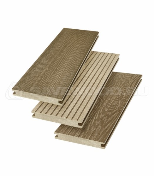 Террасная доска SW Fraxinus (R) полнотелая «SaveWood» Тик купить в Адлере
