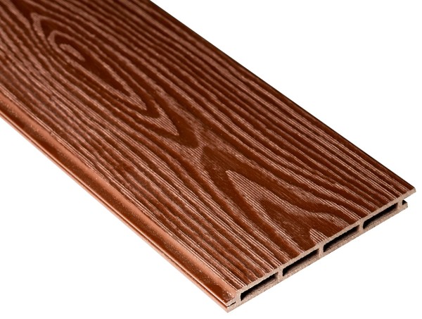 Фасадная доска из ДПК 3D Faynag - Шоколад купить в Адлере