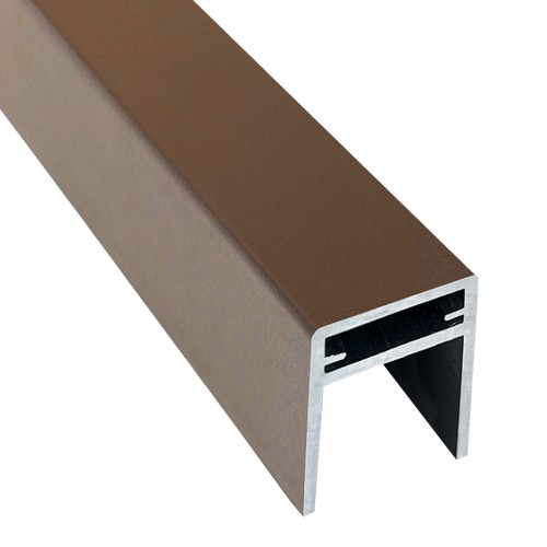 П-профиль Алюминиевый EasyDecking 35x25 Венге купить в Адлере