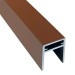 П-профиль Алюминиевый EasyDecking 35x25 Коричневый купить в Адлере