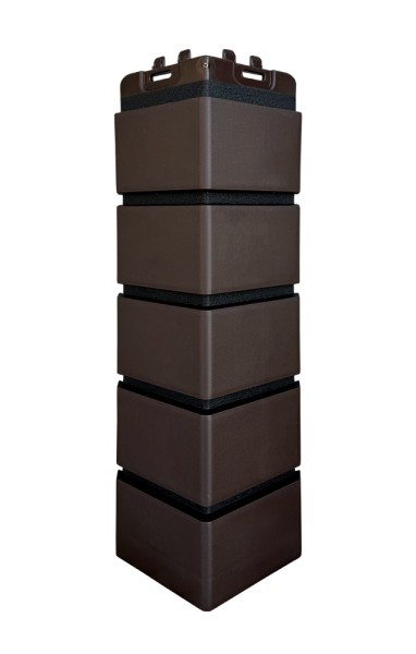 Угол Grand Line клинкерный кирпич ПРЕМИУМ Шоколадный (шов RAL 9005) купить в Адлере