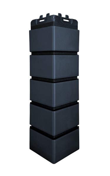 Угол Grand Line клинкерный кирпич ПРЕМИУМ Графит (шов RAL 9005) купить в Адлере