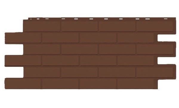 Фасадная панель T-Siding Кирпич Модерн Эко Браун купить в Адлере