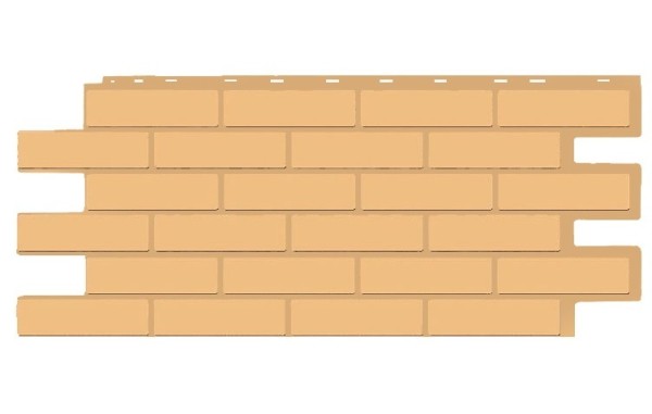 Фасадная панель T-Siding Кирпич Модерн Эко Крем купить в Адлере