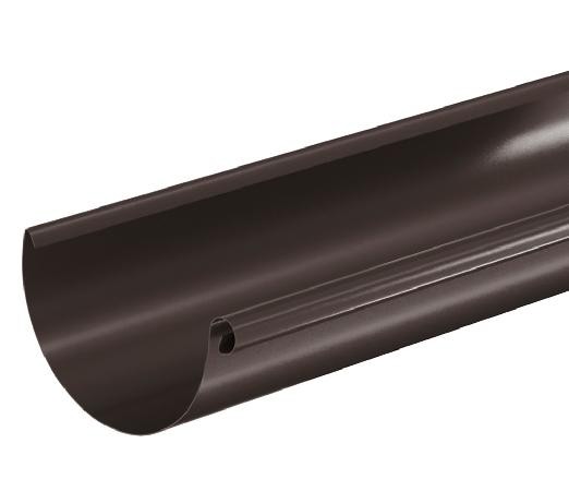 Водосток Aquasistem, система 125x90 - Водосточный желоб 3.00м RR 32 Тёмно Коричневый купить в Адлере