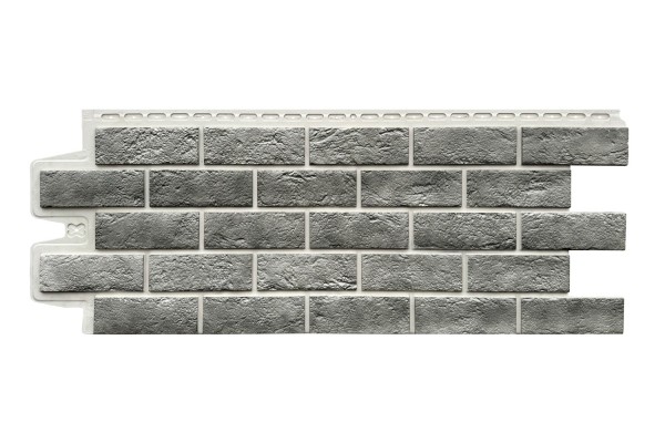 Фасадная панель Grand Line Состаренный кирпич Элит гранит, ШОВ белый купить в Адлере