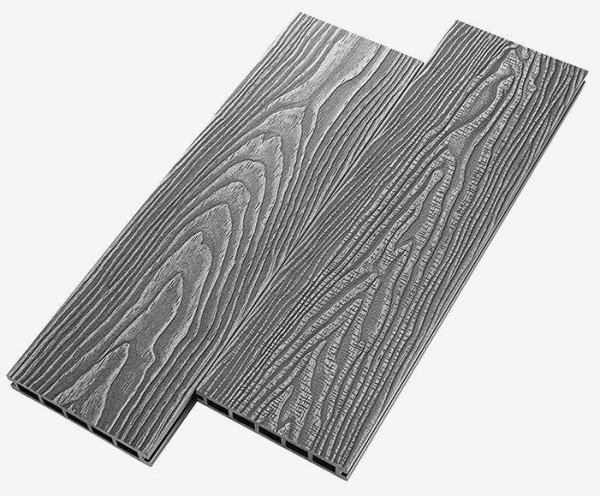 Террасная доска из ДПК RusDecking Unodeck Vintage - Серый купить в Адлере