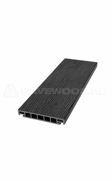 Террасная доска из ДПК SW Salix (S) (R) черный купить в Адлере